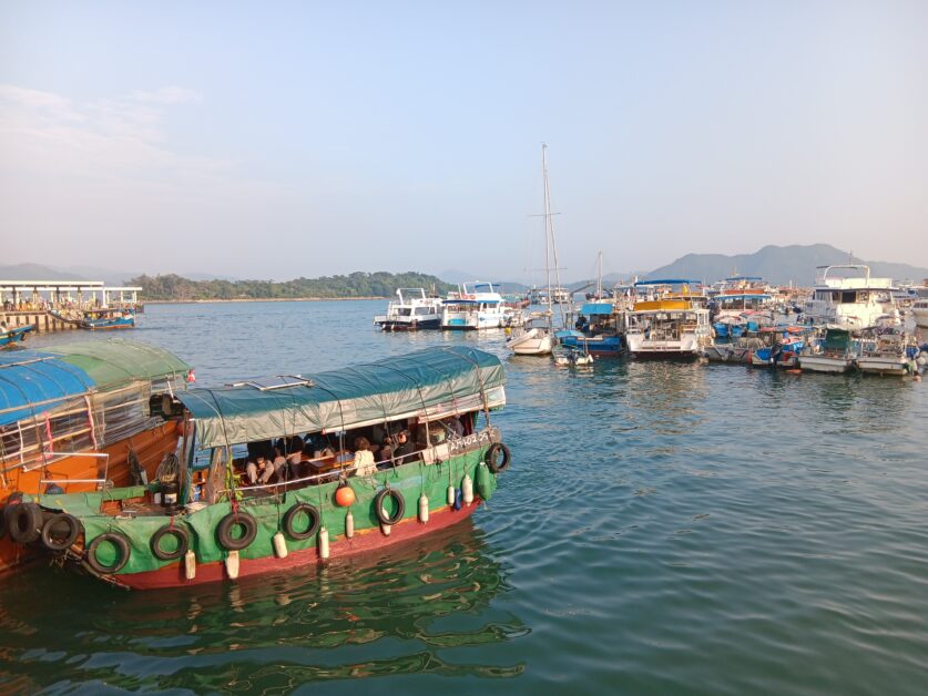 sampan in Sai Kung