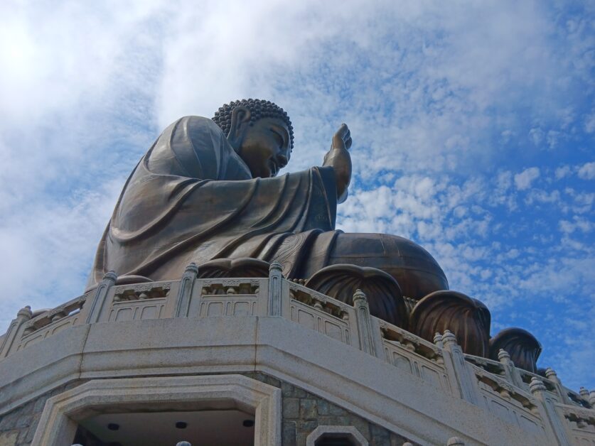 side angle of Big Buddha