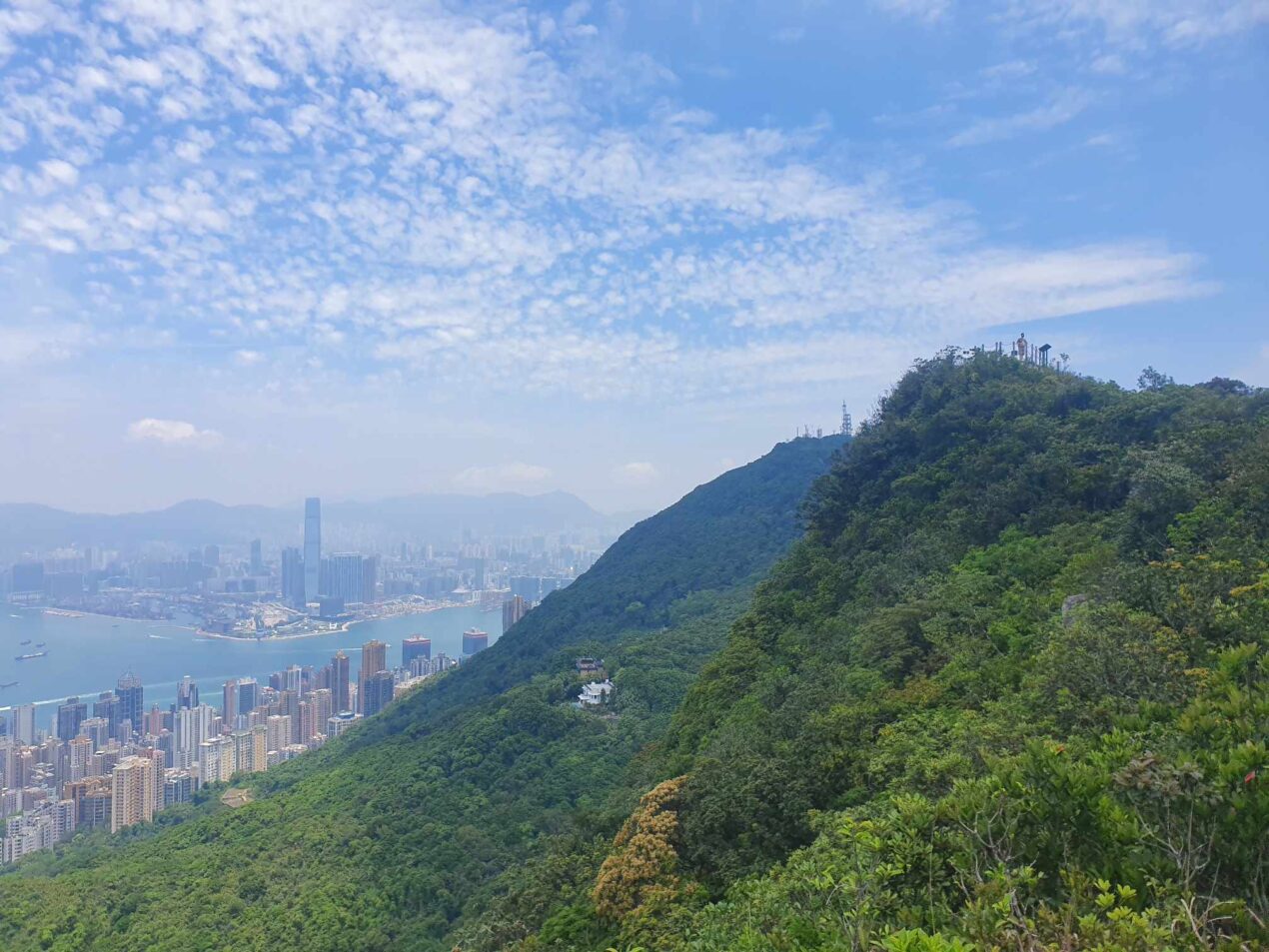 view of Hong Kong Island from High West