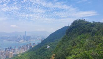 view of Hong Kong Island from High West