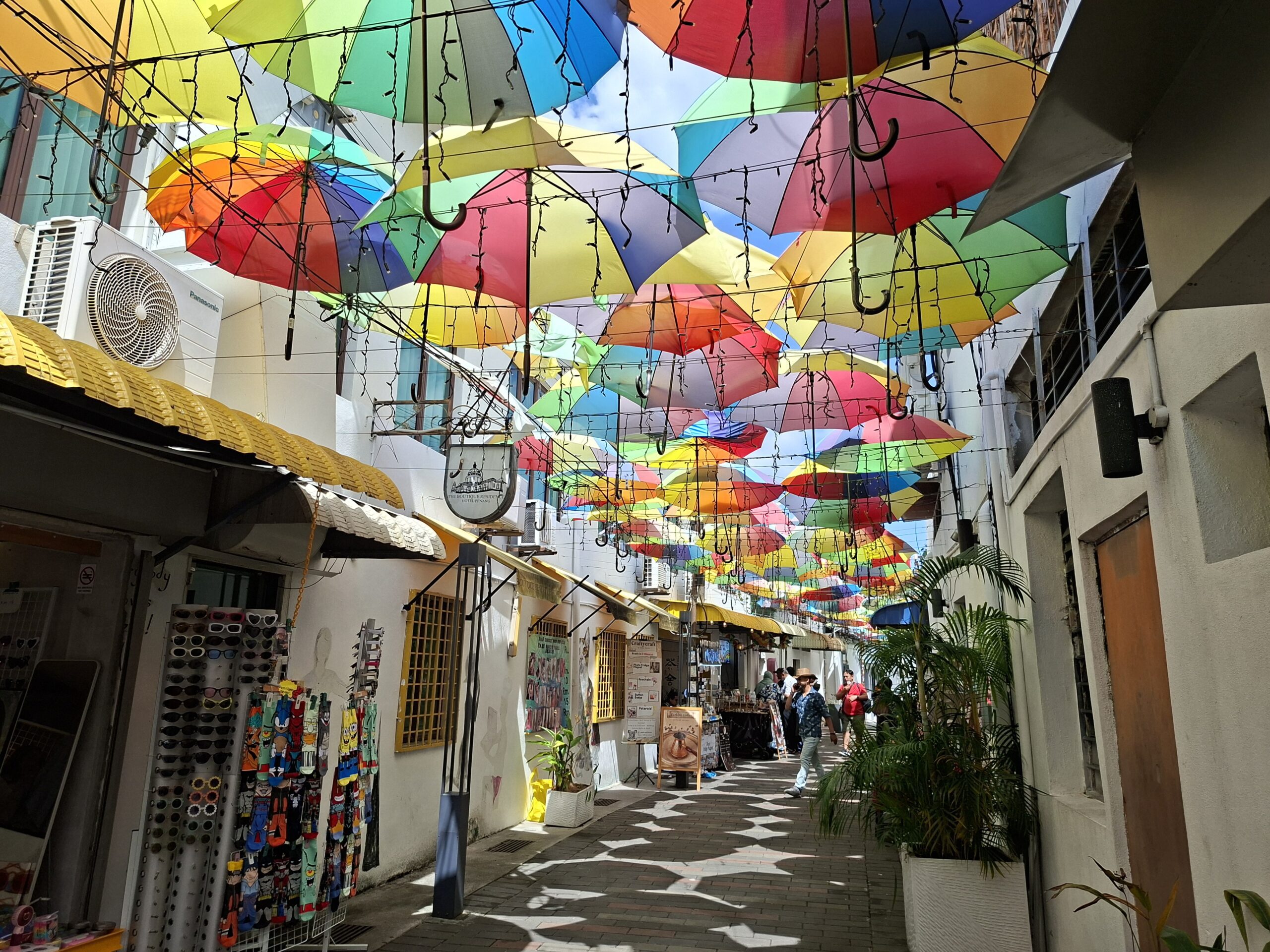 George Town Armenian Street umbrellas